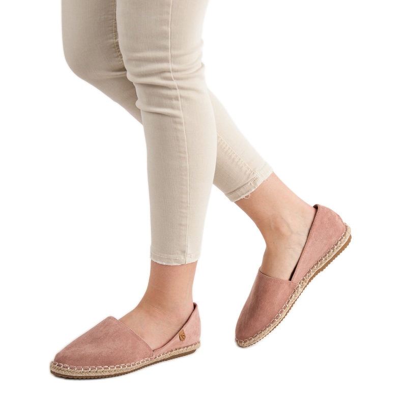Espadrilles en daim VICES rose 1
