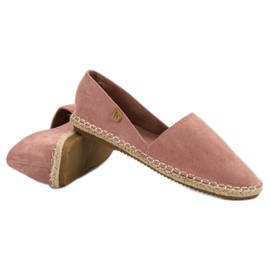 Espadrilles en daim VICES rose 5