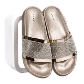 Chaussons VICES avec zircone cubique jaune 5