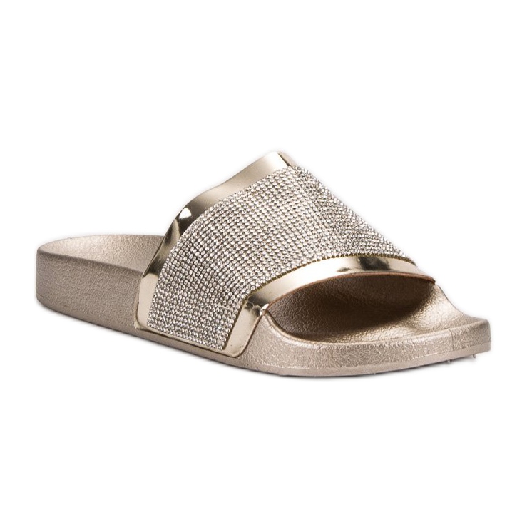 Chaussons VICES avec zircone cubique jaune 1