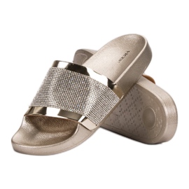 Chaussons VICES avec zircone cubique jaune 6
