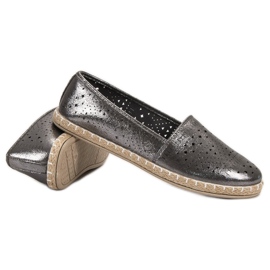 Vgy Max Espadrilles Brillantes gris 1
