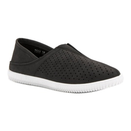 Super Mode Baskets à enfiler confortables le noir 3