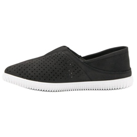 Super Mode Baskets à enfiler confortables le noir 4