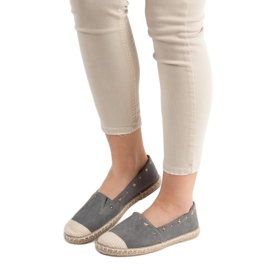 SHELOVET Espadrilles À Jets gris 2