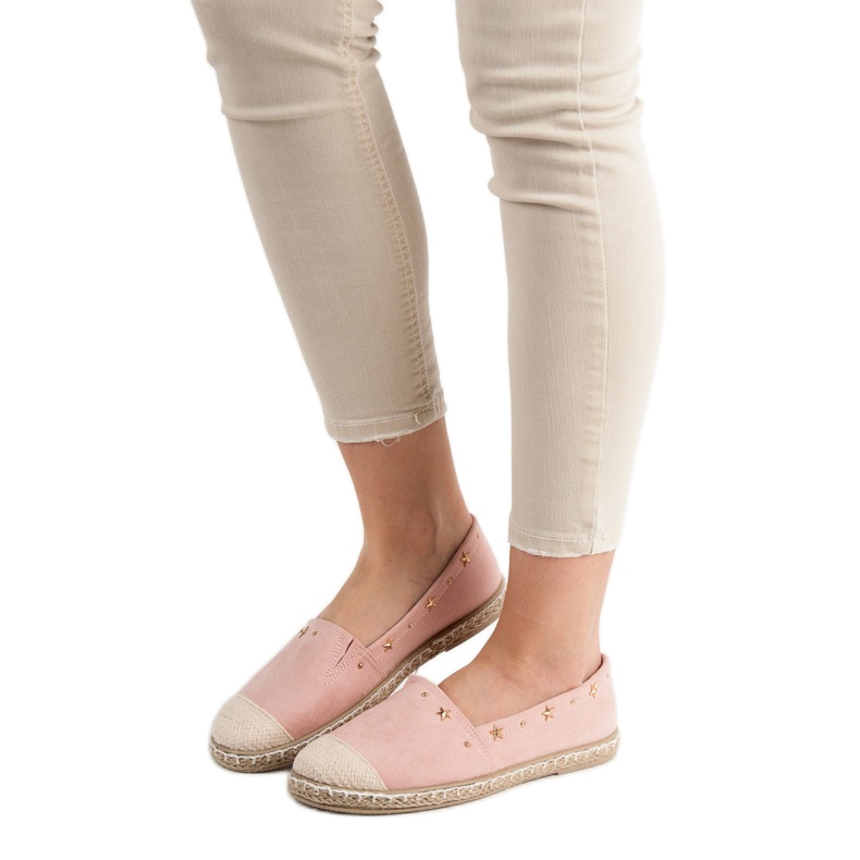SHELOVET Espadrilles À Jets rose 1