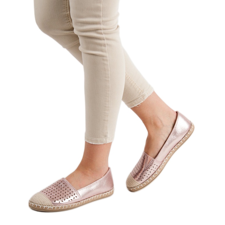 New Tlck Espadrilles à paillettes rose 1 New Tlck Espadrilles à paillettes rose 1