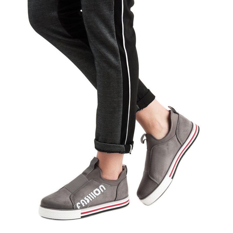 SHELOVET Chaussures de sport à la mode gris 2