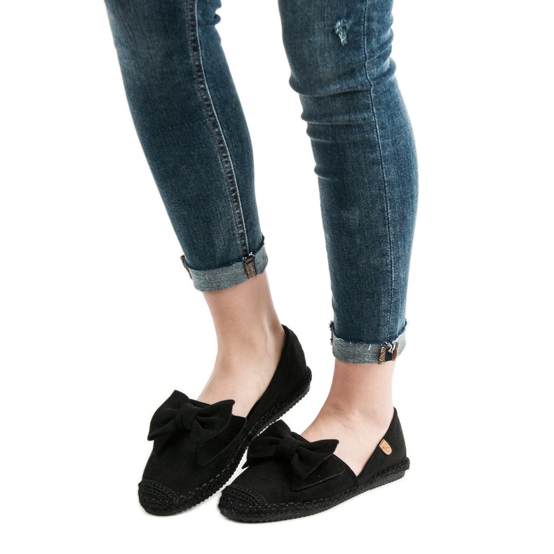 Espadrilles Avec Nœud VICES noir 2