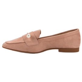 Mocassins en daim VICES rose 5