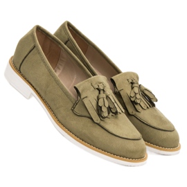 Mocassins VICES olive vert 3