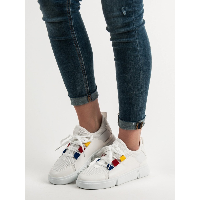 Renda Chaussures de sport à enfiler blanche 2