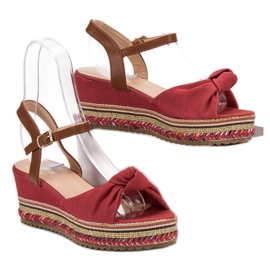 Groto Gogo Sandales rouges 1