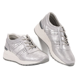 Chaussures en cuir VINCEZA gris 1 Chaussures en cuir VINCEZA gris 1