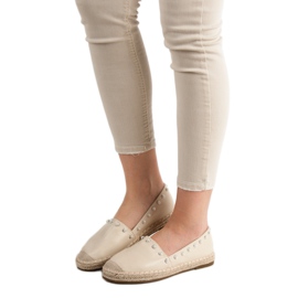 Erynn Espadrilles Avec Perles brun 1
