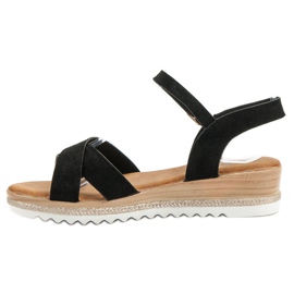 Bello Star Sandales en daim le noir 3