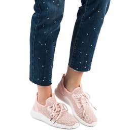 SHELOVET Chaussures de sport roses 2