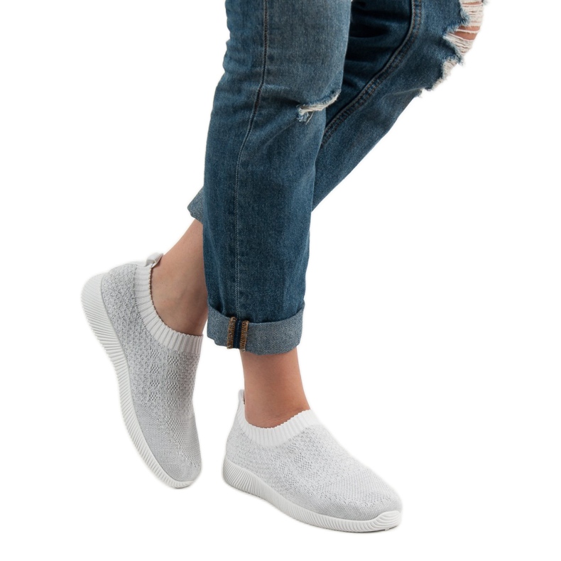 SHELOVET Chaussures de sport textiles blanc 2