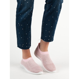 SHELOVET Chaussures de sport textiles rose 2