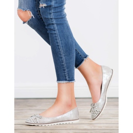 SHELOVET Ballerines décontractées gris 1