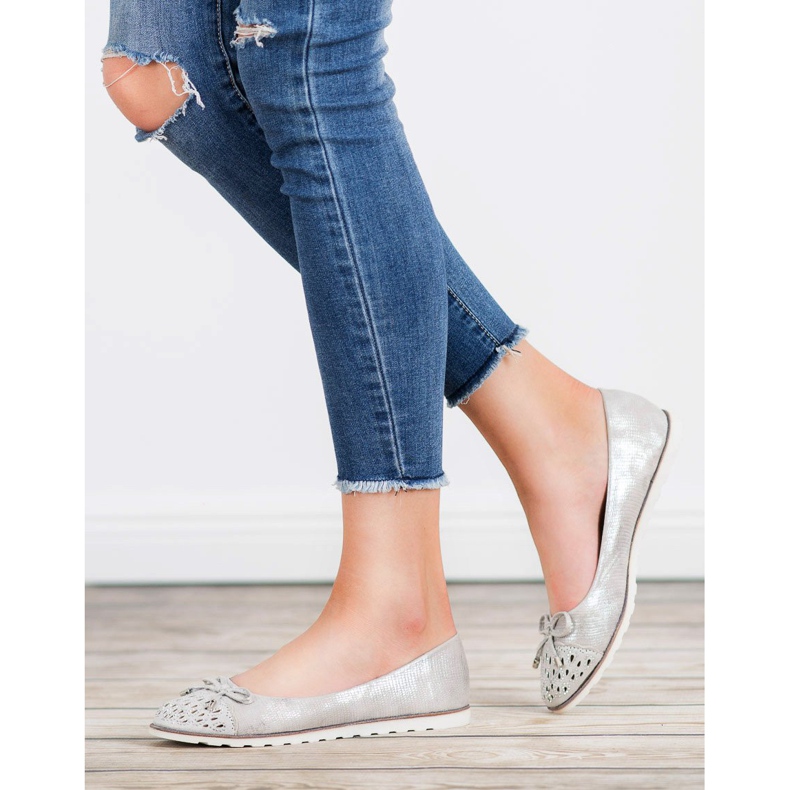 SHELOVET Ballerines décontractées gris 1 SHELOVET Ballerines décontractées gris 1