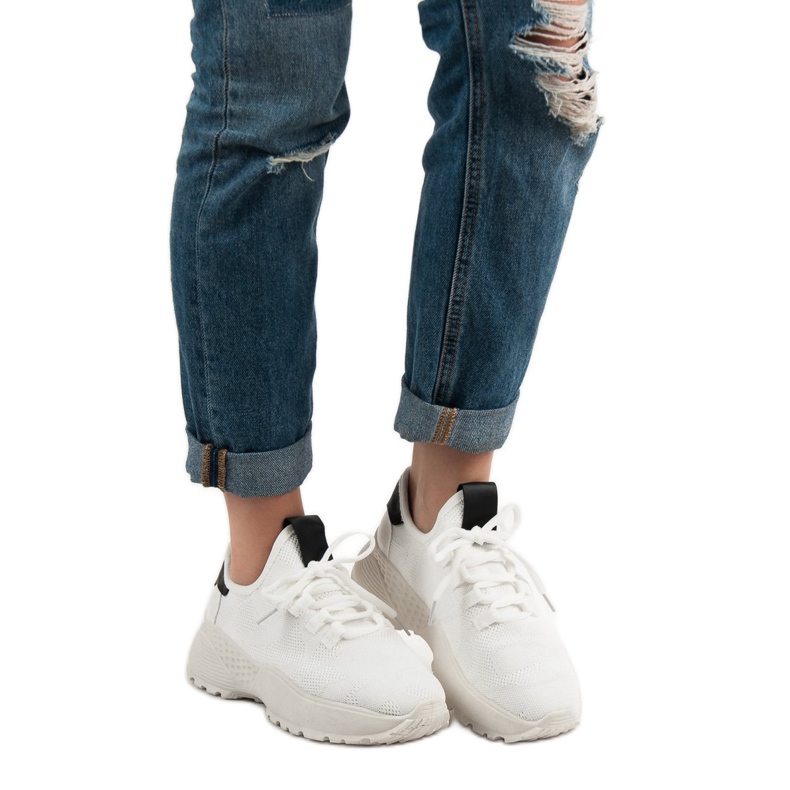 Chaussures de sport textiles VICES blanche 1