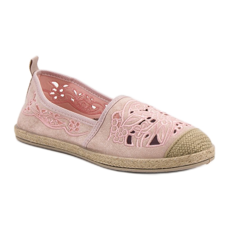 Espadrilles en daim VICES rose 1