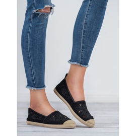 Espadrilles en daim VICES noir 1