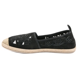 Espadrilles en daim VICES le noir 4