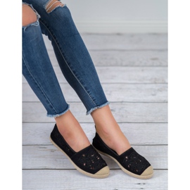 Espadrilles en daim VICES noir 2