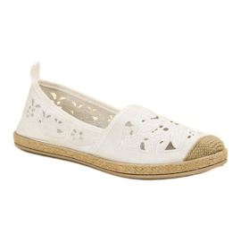 Espadrilles en daim VICES blanche 3