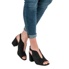 Milaya Sandales construites le noir 2