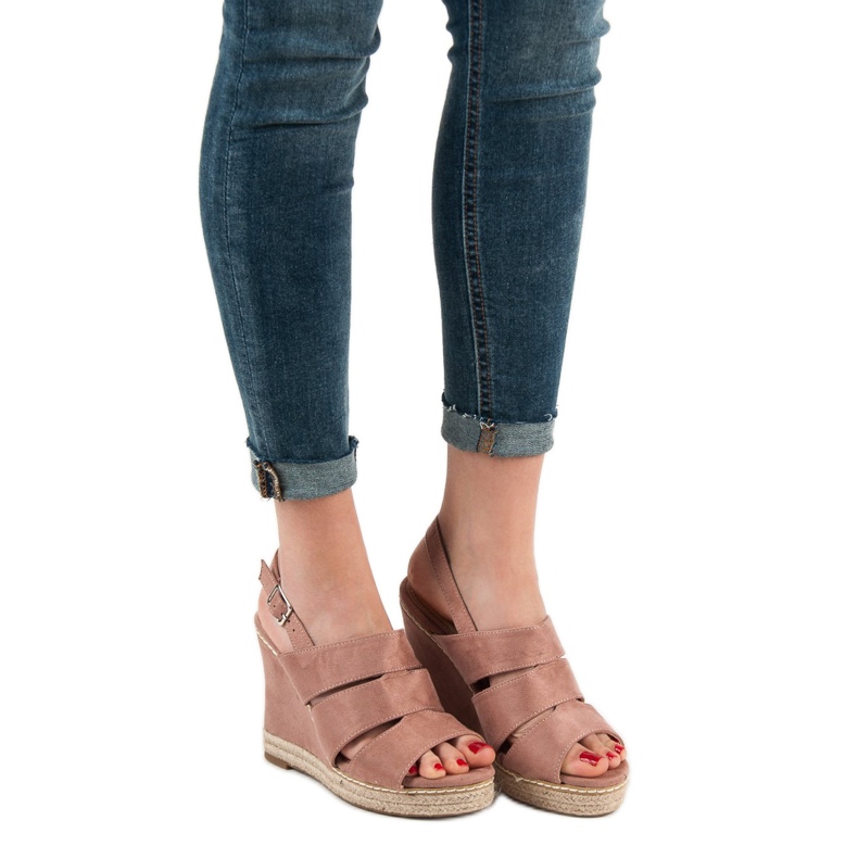 Primavera Sandales poudre rose 2