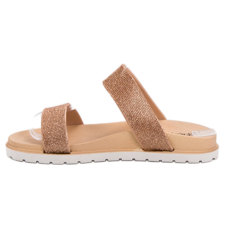 Seastar Pantoufles Brillantes jaune 1