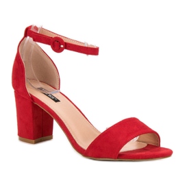 Sandales élégantes VICES rouge 1