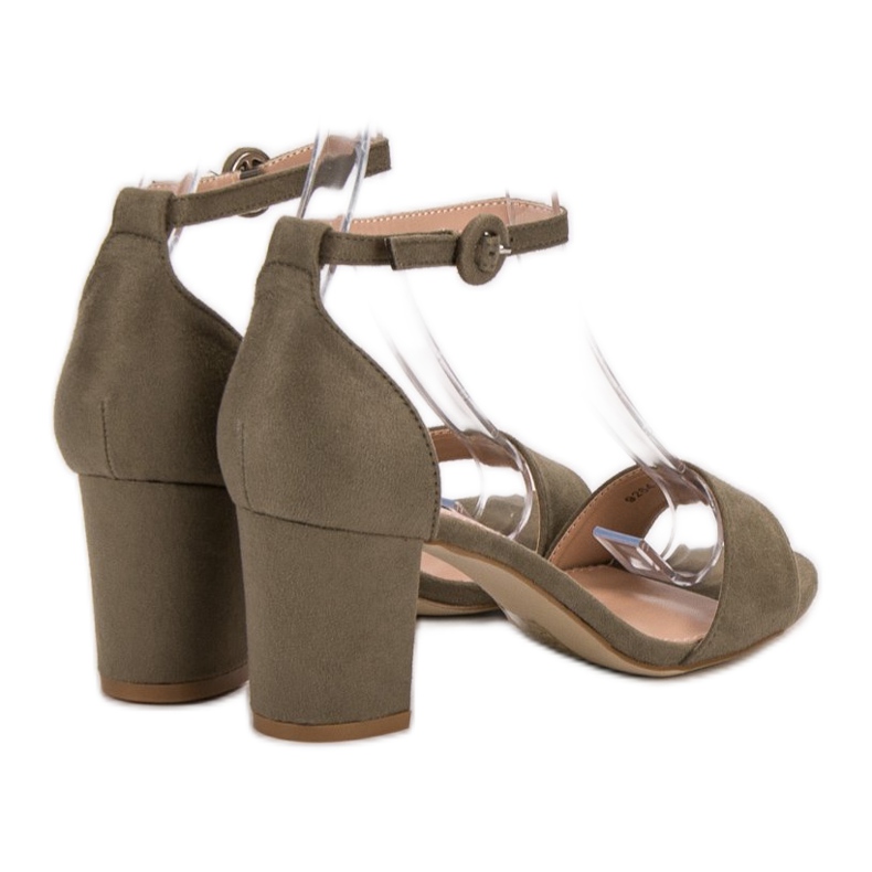 Sandales élégantes VICES vert 1