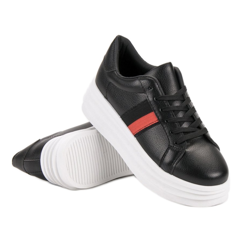SHELOVET Chaussures de sport noires 2