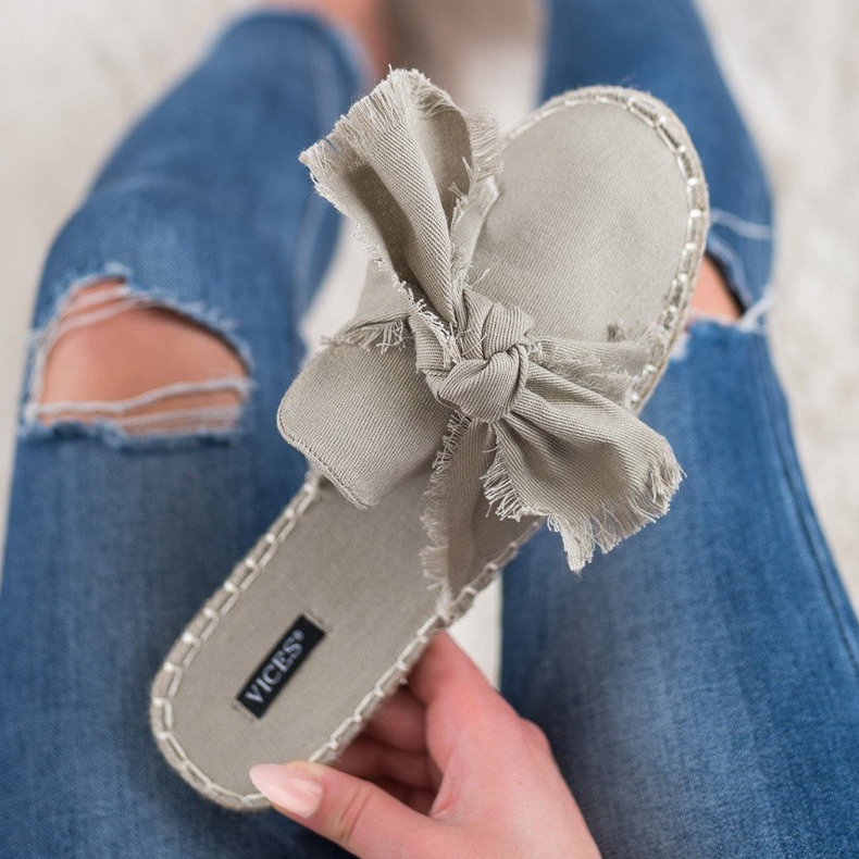 Pantoufles VICES intégrées brun 2