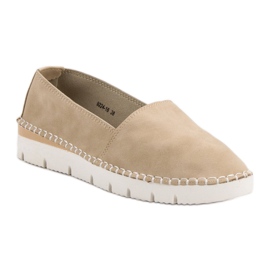 Chaussures à enfiler VICES pour femme brun 1