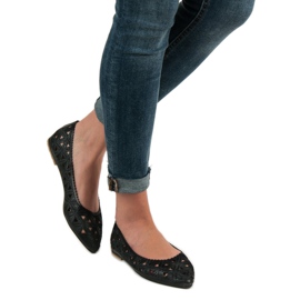 Ballerines VICES ajourées noir 1