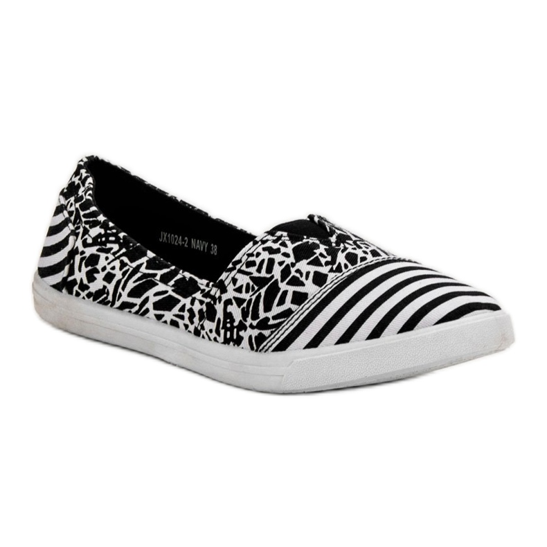 Sweet Shoes Slipons Avec Motif blanc noir 1