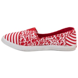 Sweet Shoes Slipons Avec Motif blanc rouge 2