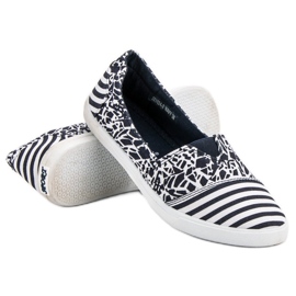 Sweet Shoes Slipons Avec Motif bleu marine 1