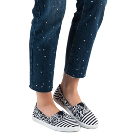 Sweet Shoes Slipons Avec Motif bleu marin 2