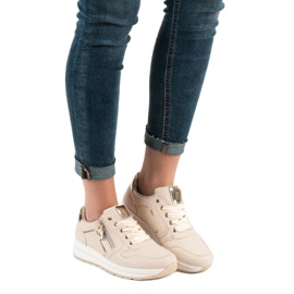 SHELOVET Chaussures de sport beiges 2 SHELOVET Chaussures de sport beiges 2