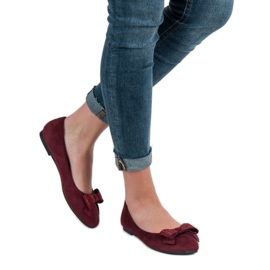 Best Shoes Ballerines marron rouge 2