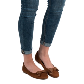 Best Shoes Ballerines chameau brun 1