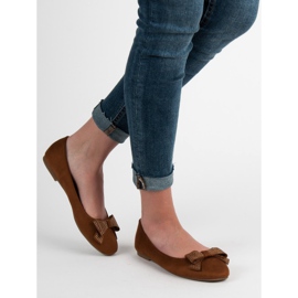Best Shoes Ballerines chameau brun 2