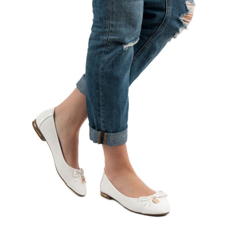 RTX WALK Ballerine Avec Noeud blanche 2