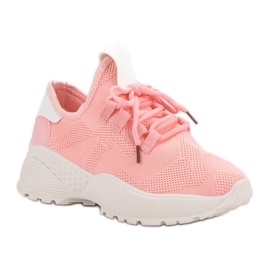 Chaussures de sport textiles VICES rose 1 Chaussures de sport textiles VICES rose 1